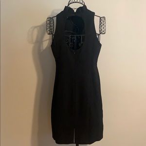 Ann Taylor Key Hole Classic Black Dress